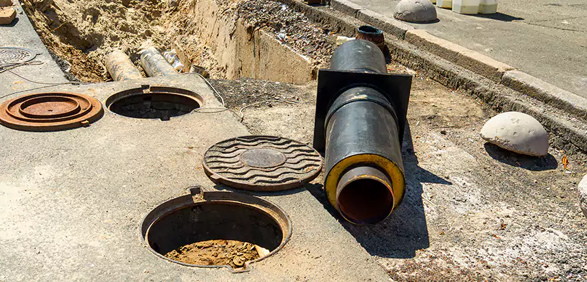 Lateral Sewer Line Replacement in Fontana