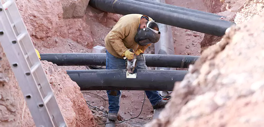 Cast Iron Sewer Pipe Replacement in Fontana