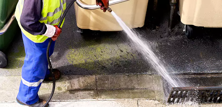 Storm Drain Jetting in Fontana